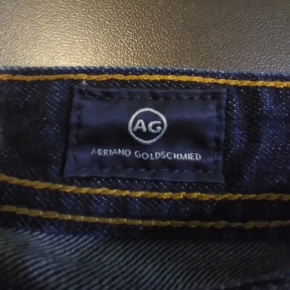 AG the Everett Men's Dark Blue Slim Straight Denim Jean Size 34/34 Cotton - Picture 9 of 13